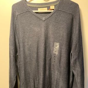 NWT Men’s Weatherproof Vintage Cashmere Blend V-Neck Sweater - Size XL